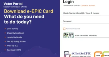 How to Download e-EPIC Card, Digital Voter ID Card Download @nvsp.in