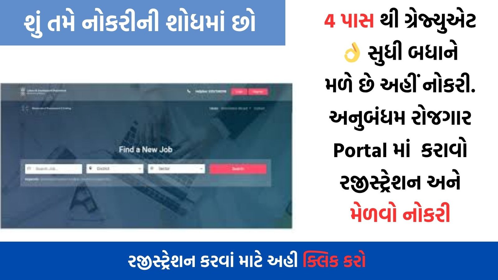 Anubandham Gujarat Rojgar Portal – Register and Login