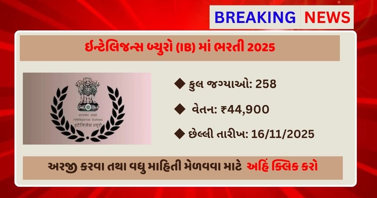 Intelligence Bureau Recruitment 2025